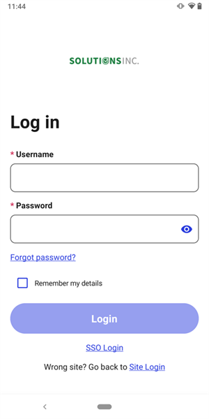 The hybrid auth sign in page.