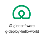 The icon of the Igloo Hello World integration.