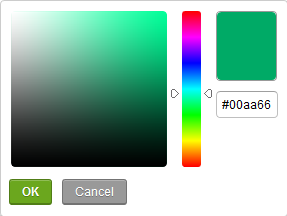 The color picker.