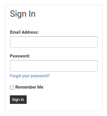 The Forgot your password? link located on the sign in page.