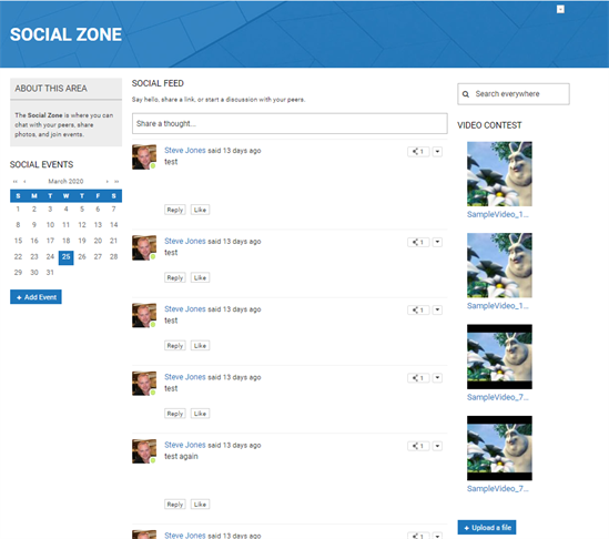 Social Zone Desktop