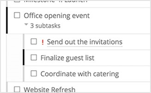 A task with with subtasks.